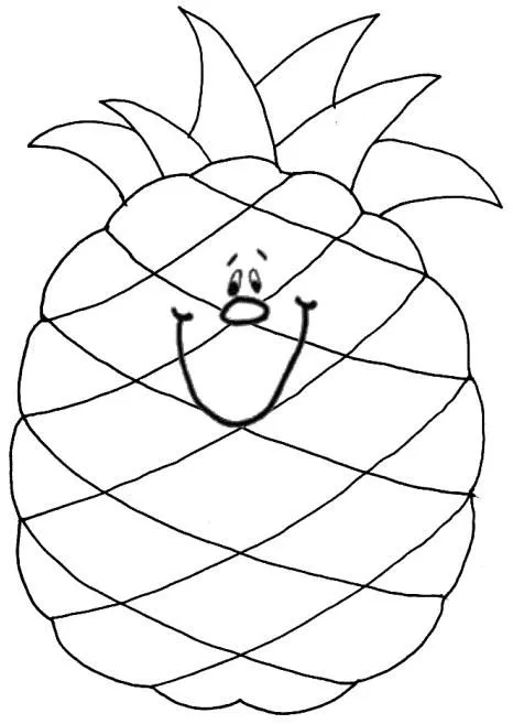 Pix For > Pina Para Colorear