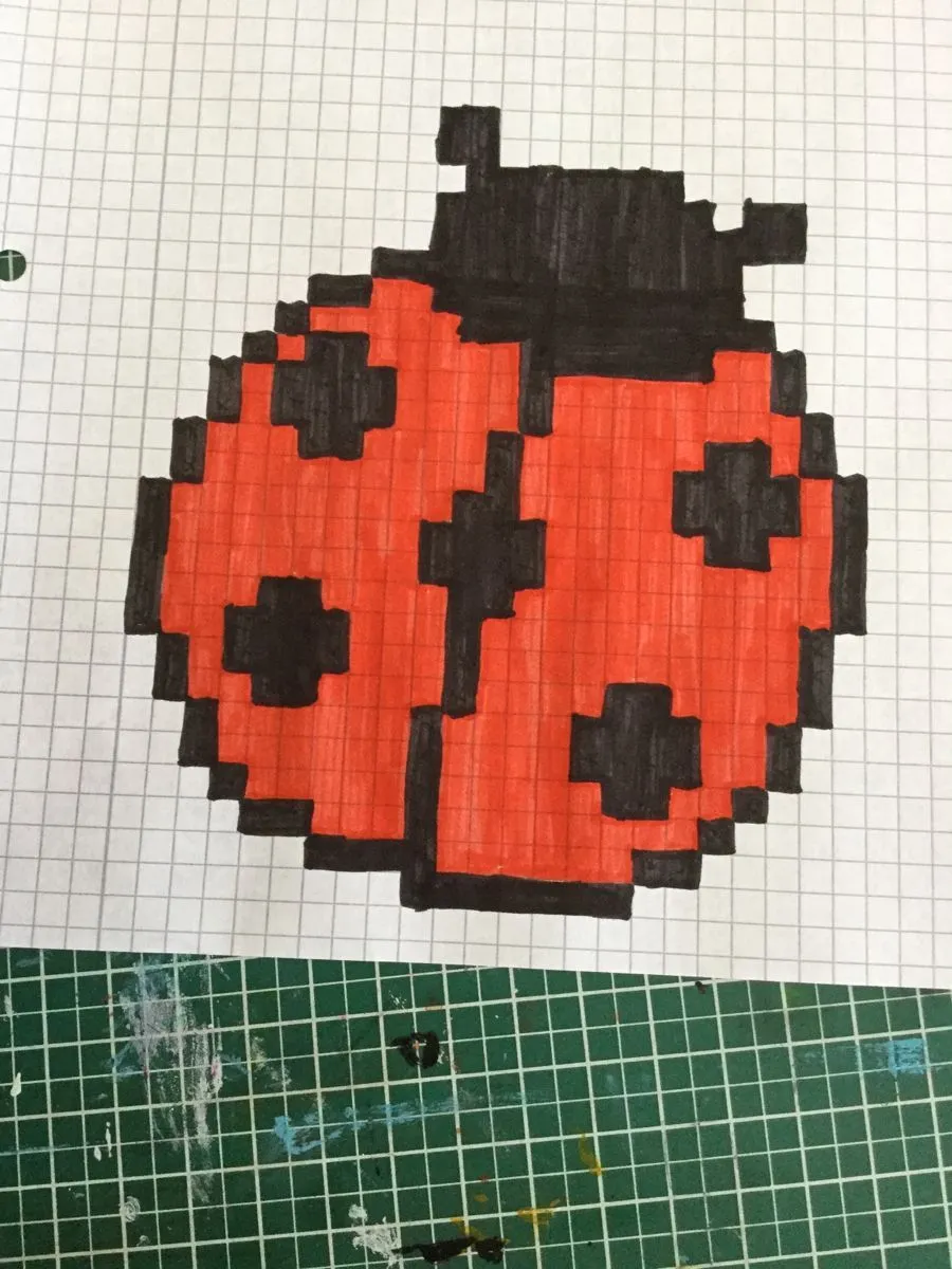 Pixel Art 166 | Dibujos en cuadricula, Cuadricula para dibujar, Arte de manualidades fáciles Pixel Art 166 | Dibujos en cuadricula, Cuadricula para dibujar, Arte de manualidades fáciles