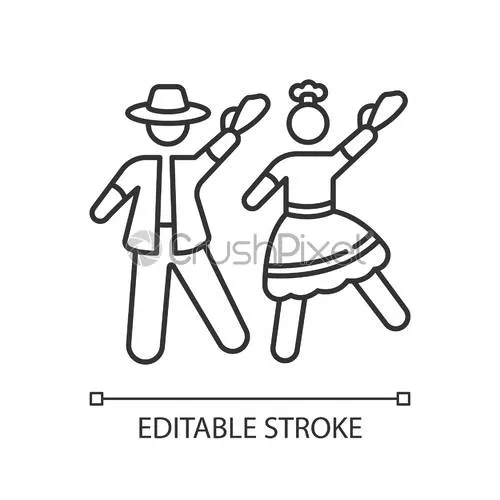 Pixel de marinera perfecto icono lineal peruviano tradicional pareja danza - vector de stock 2236918 | Crushpixel Pixel de marinera perfecto icono lineal peruviano tradicional pareja danza - vector de stock 2236918 | Crushpixel