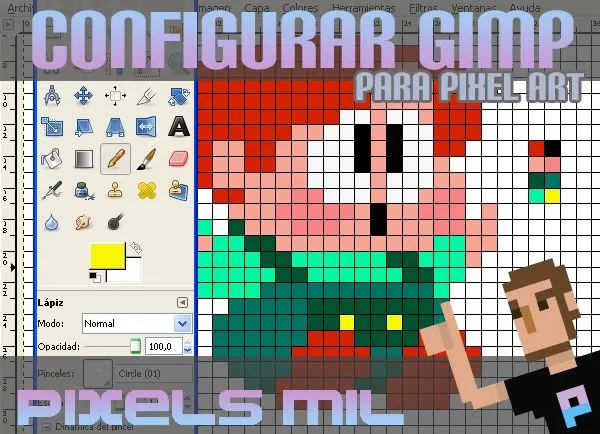 Pixels Mil: Configurar Gimp para Pixel art : Tutorial