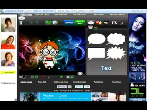 Como usar piZap - YouTube