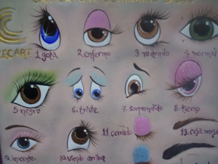 Como pintar ojos de angelitos en ceramica - Imagui Como pintar ojos de angelitos en ceramica - Imagui