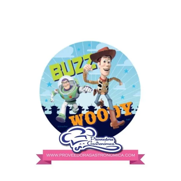 PLACA CHICA BUZZ Y WOODY