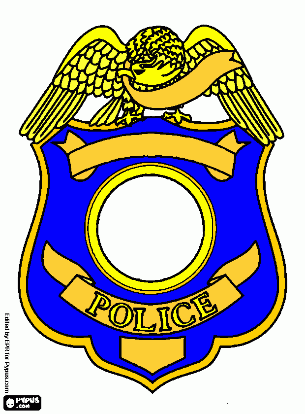 placa policia para colorear, placa policia para imprimir placa policia para colorear, placa policia para imprimir