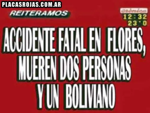 Placas Rojas | WDF!