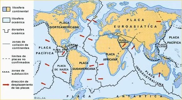Placas Tectónicas « EL ESPACIO DE LA GEOGRAFÍA Placas Tectónicas « EL ESPACIO DE LA GEOGRAFÍA