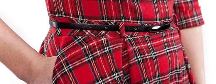 Plaid vestido patron gratis | Cosas de Modista | Pinterest