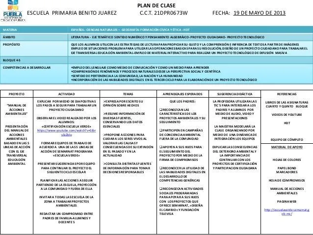 Plan de clase final mayo junio