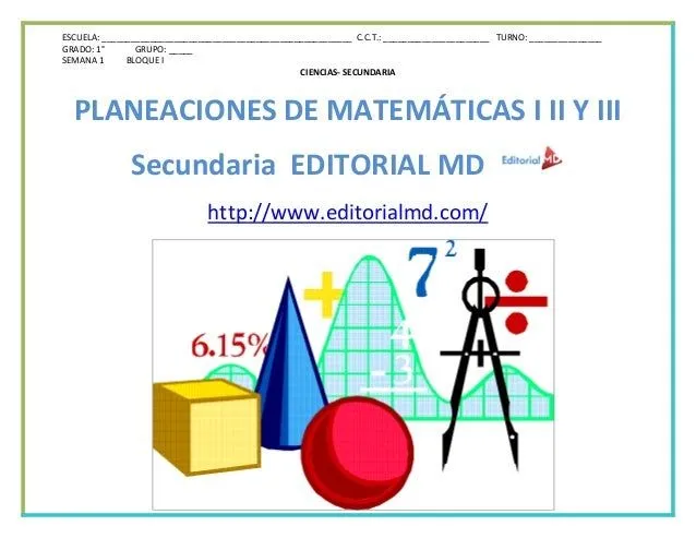 Planeacion de matematicas secundaria 1 2 y 3 grado planificacion pa… Planeacion de matematicas secundaria 1 2 y 3 grado planificacion pa…
