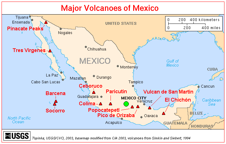 El Planeta Azul: Volcanes de América Central.Mapas El Planeta Azul: Volcanes de América Central.Mapas