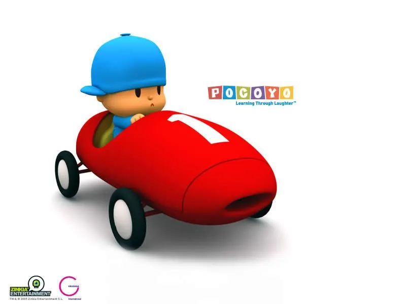 Planeta de Peques: Fondo de Pocoyo en carro Planeta de Peques: Fondo de Pocoyo en carro