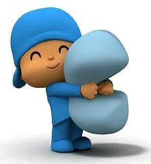 Planeta de Peques: Imagen de Pocoyo con almohada Planeta de Peques: Imagen de Pocoyo con almohada