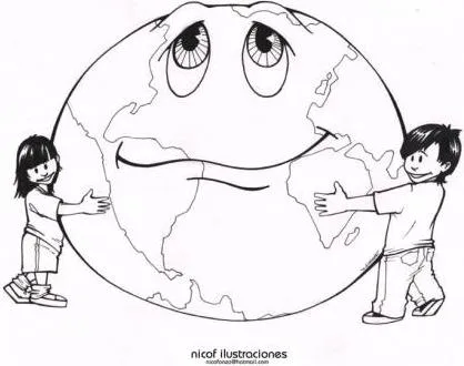 Planeta tierra para dibujar - Imagui