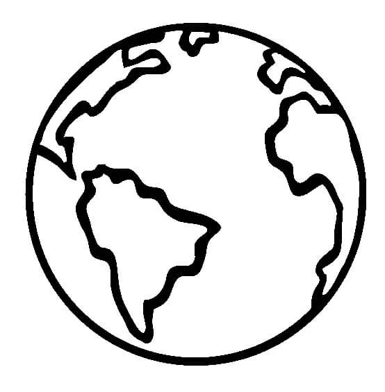Planeta Tierra en Línea para colorear, imprimir e dibujar –ColoringOnly.Com Planeta Tierra en Línea para colorear, imprimir e dibujar –ColoringOnly.Com
