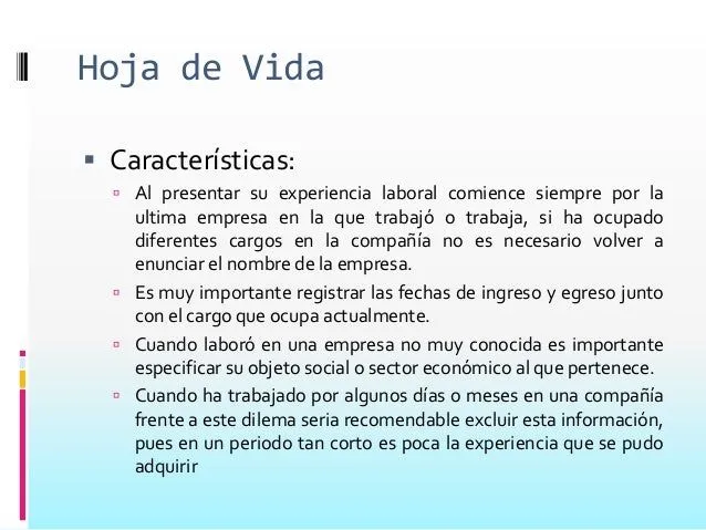 Planificación Personal: Hoja de Vida (CV) y Proyecto de Vida