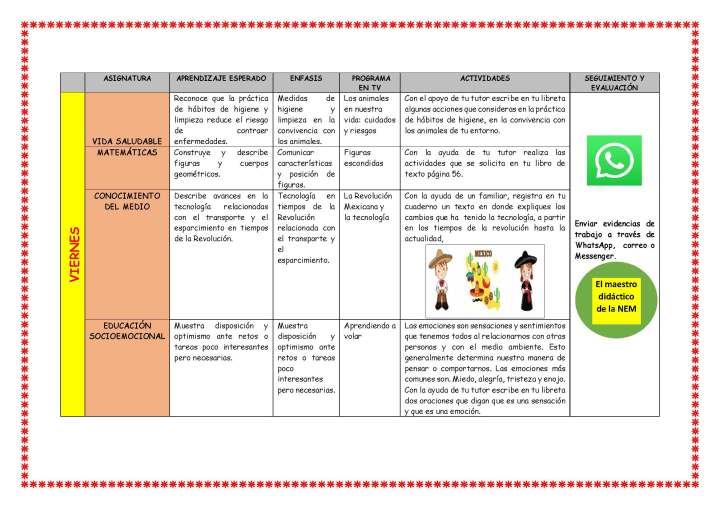 PLANIFICACIÓN SEMANA 13 DEL 16 AL 20 de NOVIEMBRE – Imagenes Educativas PLANIFICACIÓN SEMANA 13 DEL 16 AL 20 de NOVIEMBRE – Imagenes Educativas