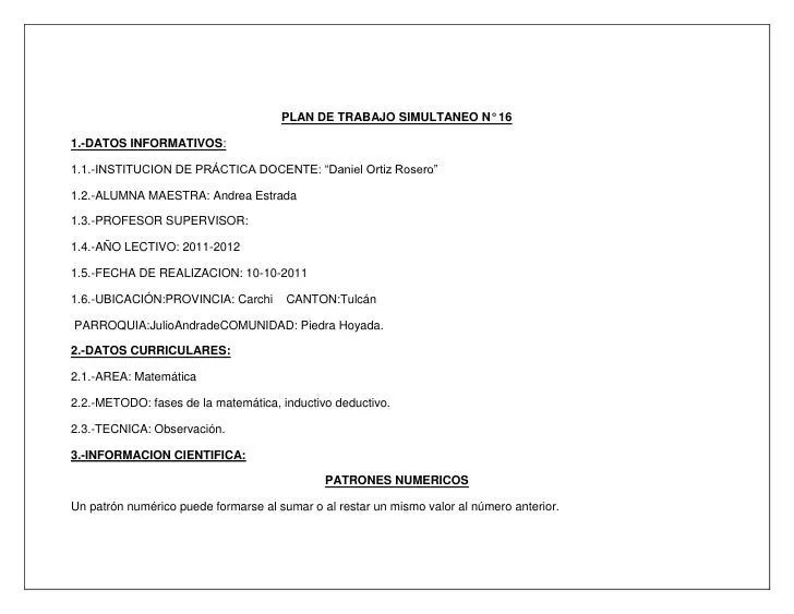 Planificaciones del 10 al 13 de octubre