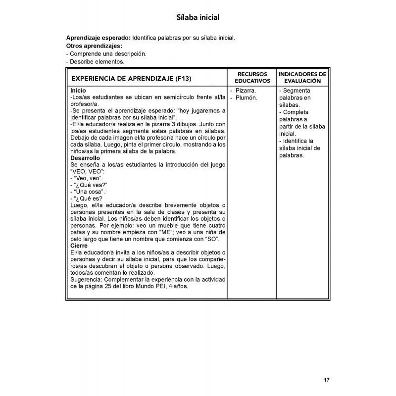 Planificaciones Mundo PEI Pre-Kínder - Ediciones Mis Logros Planificaciones Mundo PEI Pre-Kínder - Ediciones Mis Logros