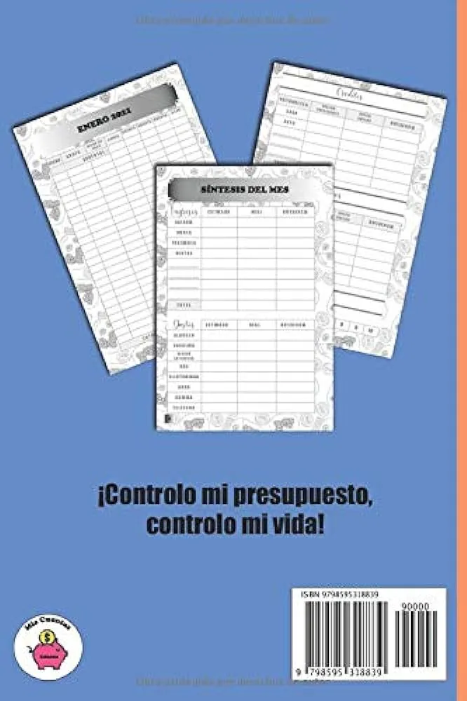 Planificador De Finanzas Personales: Cuaderno De Gastos e Ingresos  Mensuales Para La Familia | Libreta Cuentas De Casa Para Controlar Tus  Creditos y Ahorros (Spanish Edition): Cuentas Edición, Mia: 9798595318839:  Amazon.com: Books