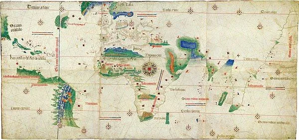 Planisferio de Cantino - Wikipedia, la enciclopedia libre Planisferio de Cantino - Wikipedia, la enciclopedia libre