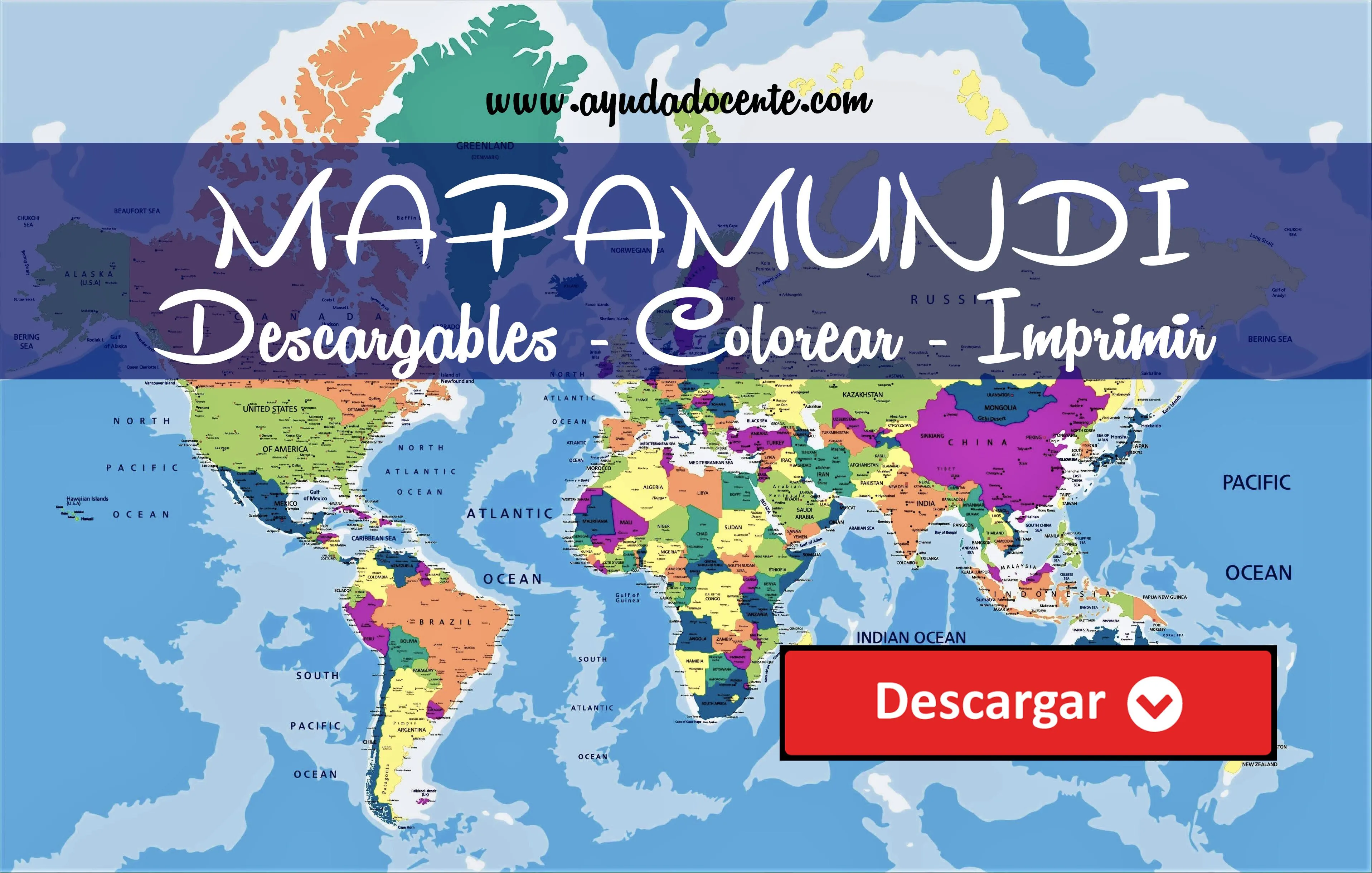 Planisferio con nombres para imprimir en PDF - AYUDA DOCENTE Planisferio con nombres para imprimir en PDF - AYUDA DOCENTE