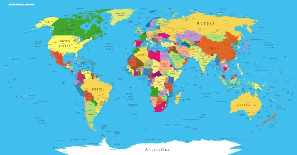 Planisferio con nombres para imprimir en PDF - AYUDA DOCENTE Planisferio con nombres para imprimir en PDF - AYUDA DOCENTE