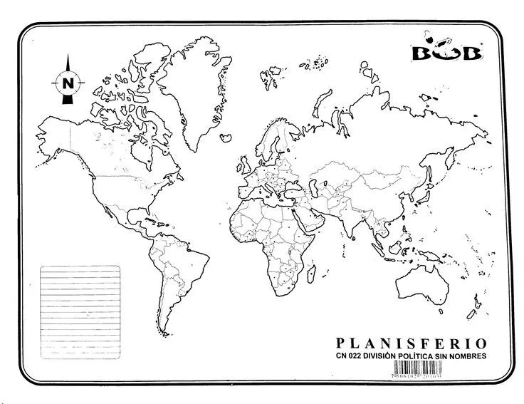 Planisferio sin nombres | Planisferio con nombres, Mapa para colorear, Mapa de mexico Planisferio sin nombres | Planisferio con nombres, Mapa para colorear, Mapa de mexico