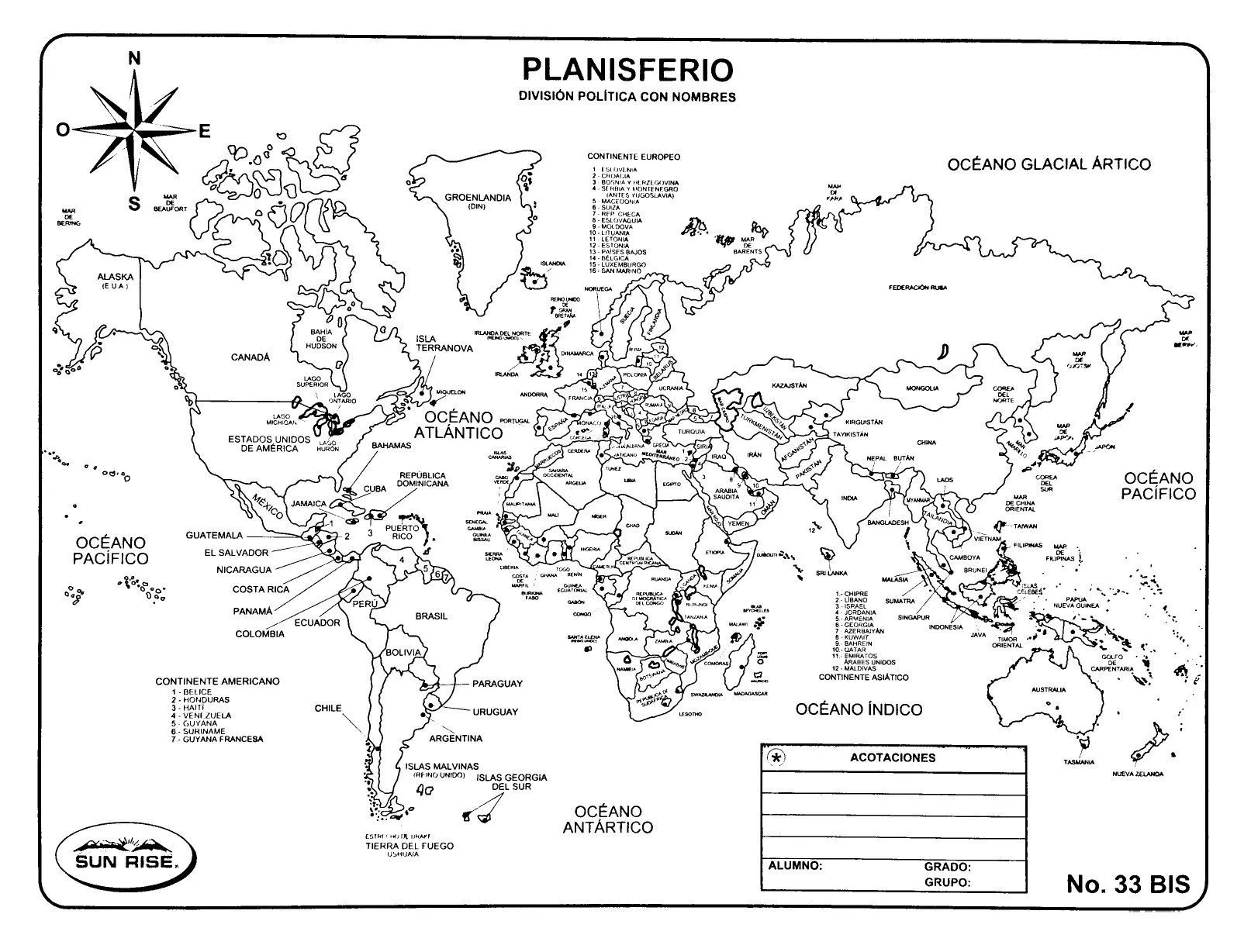 Planisferio con nombres | Planisferio con nombres, Mapamundi con nombres, Mapamundi para imprimir Planisferio con nombres | Planisferio con nombres, Mapamundi con nombres, Mapamundi para imprimir