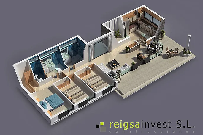 PLANO 3D DE CASA DE UNA SOLA PLANTA : PLANOS DE CASAS GRATIS Y ... PLANO 3D DE CASA DE UNA SOLA PLANTA : PLANOS DE CASAS GRATIS Y ...