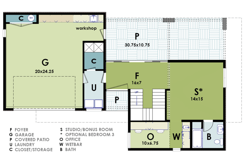 Plano de casa moderna 192m2 | Planos de viviendas gratis - Diseños ... Plano de casa moderna 192m2 | Planos de viviendas gratis - Diseños ...