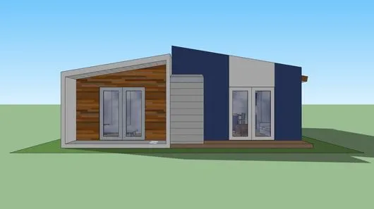 Plano casa moderna 90m2 | Planos de viviendas gratis - Diseños de ...
