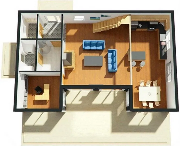Plano de casa quinta moderna | Planos de casas modernas Plano de casa quinta moderna | Planos de casas modernas