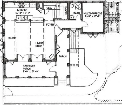 Plano De Casa Colonial En Esquina | Planos de Casas Plano De Casa Colonial En Esquina | Planos de Casas