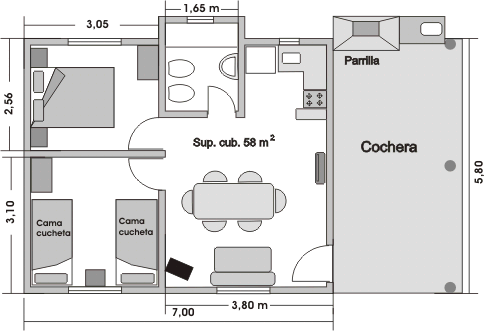 PLANOS DE CASAS GRATIS Y DEPARTAMENTOS EN VENTA: PLANO DE CABAÑA PLANOS DE CASAS GRATIS Y DEPARTAMENTOS EN VENTA: PLANO DE CABAÑA