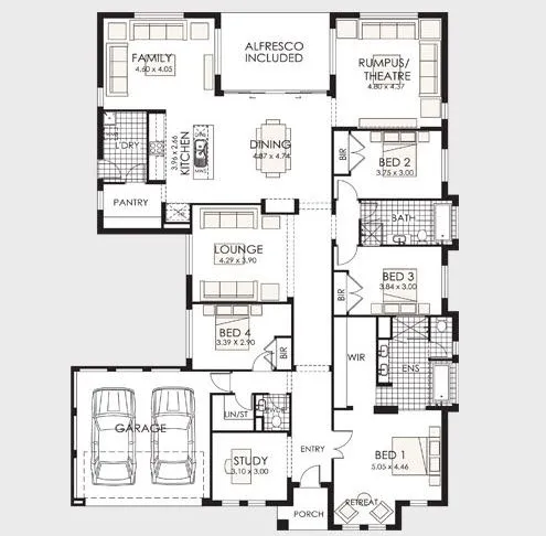 Planos de casas de un piso [fachadas y planos de planta ...