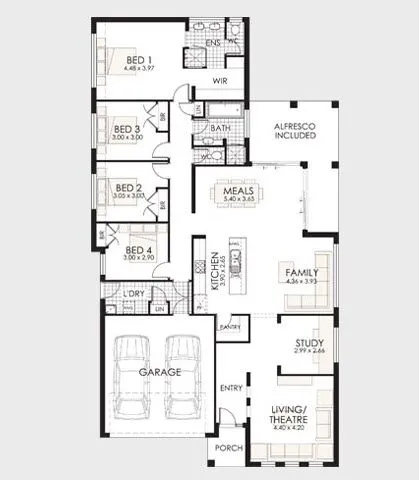 Planos de casas de un piso [fachadas y planos de planta ...