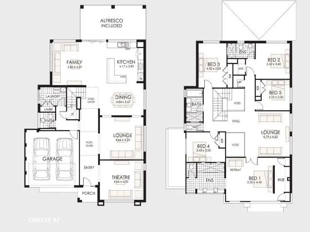 Planos de casas de dos pisos | Construye Hogar Planos de casas de dos pisos | Construye Hogar