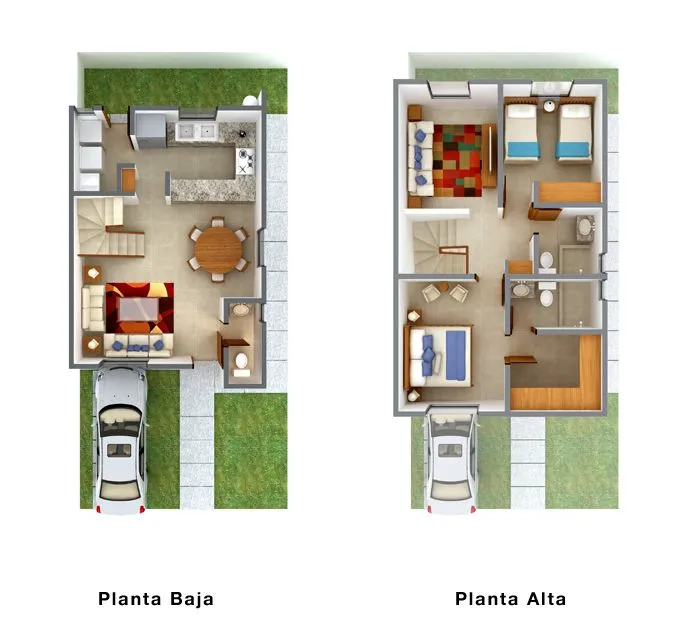 Planos de Casas y Plantas Arquitectónicas de Casas y Departamentos ...