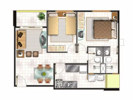 PLANOS DE VIVIENDA DE 57M2 : PLANOS DE CASAS GRATIS Y ... PLANOS DE VIVIENDA DE 57M2 : PLANOS DE CASAS GRATIS Y ...