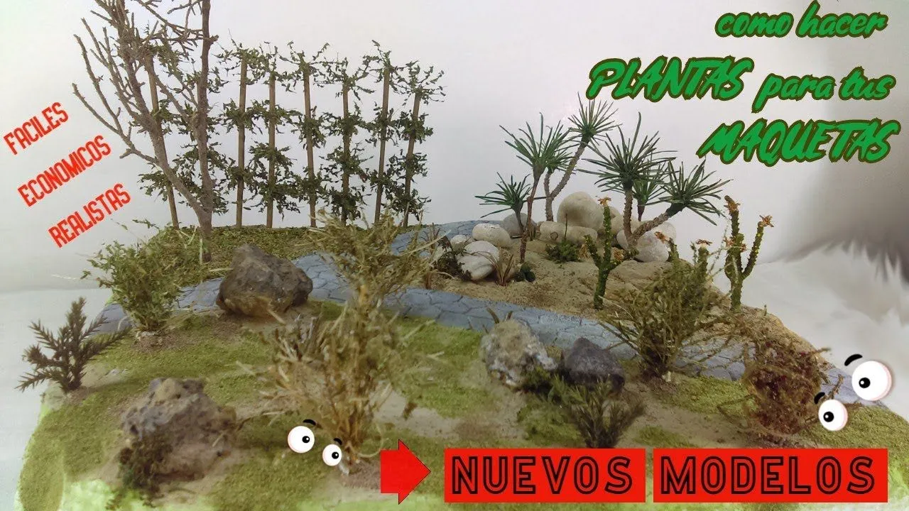 Como hacer PLANTAS para MAQUETAS DIORAMAS/ nuevos tipos/2021 - YouTube Como hacer PLANTAS para MAQUETAS DIORAMAS/ nuevos tipos/2021 - YouTube