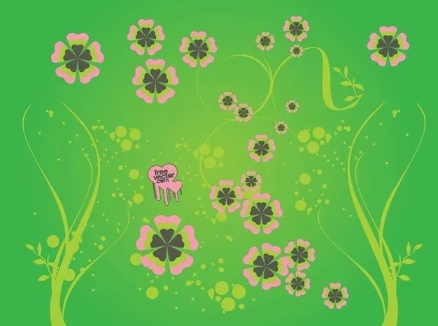 Plantas de primavera fondo verde | Descargar Vectores gratis Plantas de primavera fondo verde | Descargar Vectores gratis