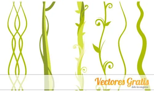 Plantas Verdes en Vector | Vectores Gratis