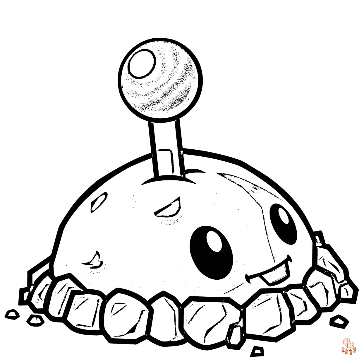 Plantas vs Zombies para colorear