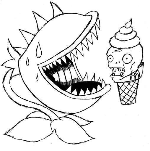 Dibujos para colorear de plantas vs zombies 10 - Imagui Dibujos para colorear de plantas vs zombies 10 - Imagui