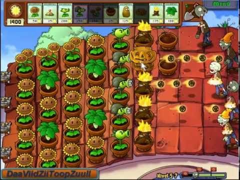 Plantas Vs Zombies "Nivel 5-7" - YouTube
