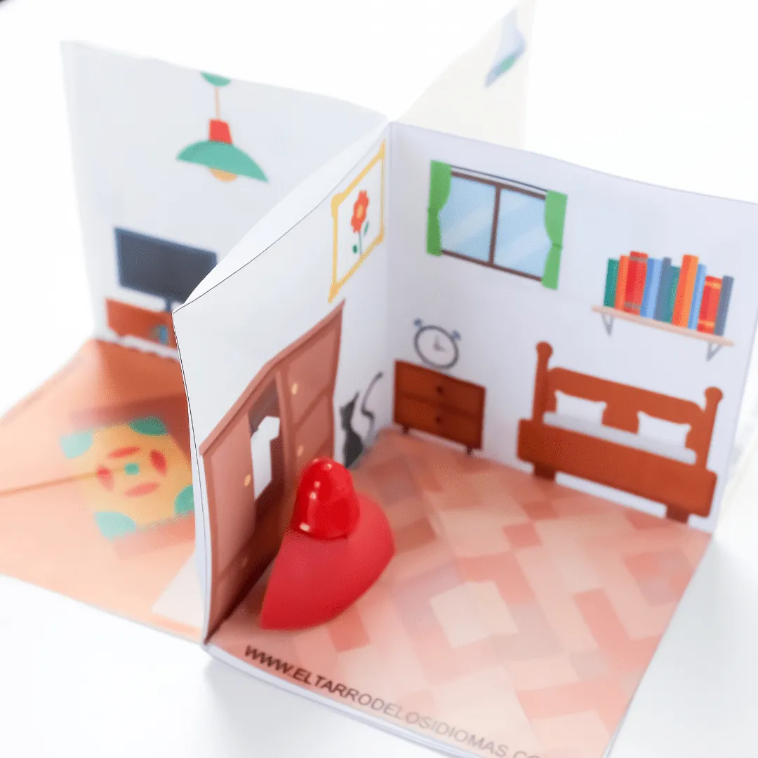 Plantilla 3D: Partes de la casa | Kumubox.com Plantilla 3D: Partes de la casa | Kumubox.com
