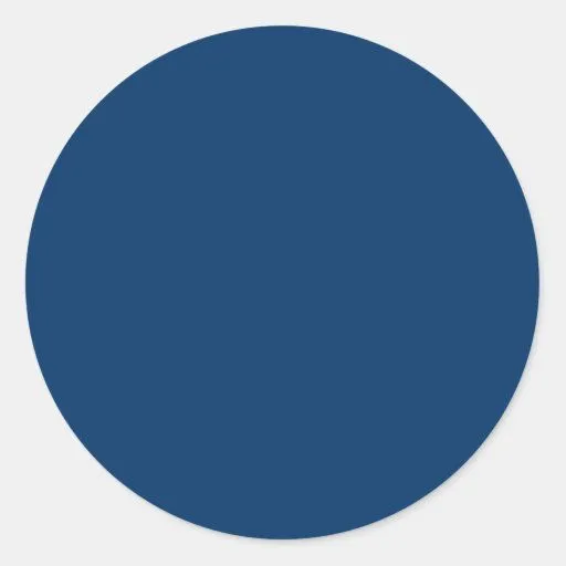 Plantilla azul marino del fondo del color sólido pegatina redonda ...