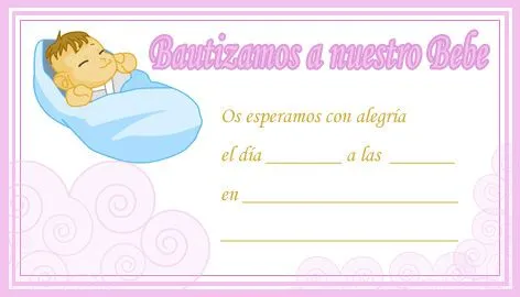Plantilla de bautizo para imprimir - Imagui Plantilla de bautizo para imprimir - Imagui