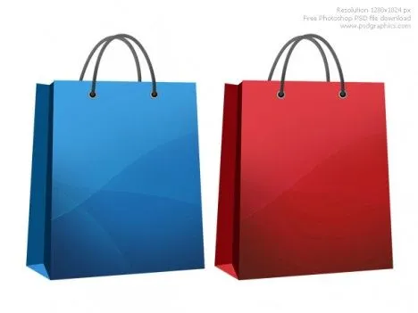 Plantilla bolsa PSD para tienda | Plantilla