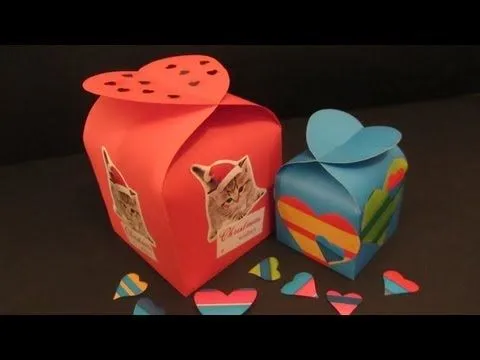 Plantilla de cajitas de corazones - Imagui